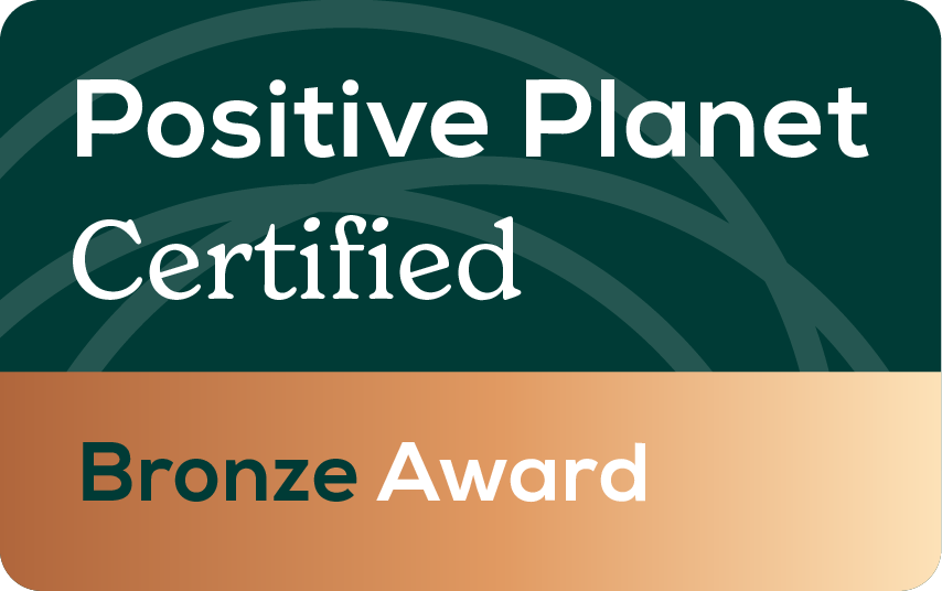 Positive Planet Bronze Logo
