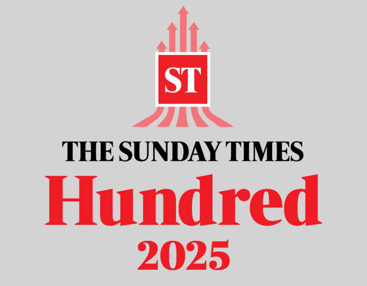 For the second year running, Think Hire has been named in The Sunday Times 100, celebrating Britain’s fastest-growing private companies.