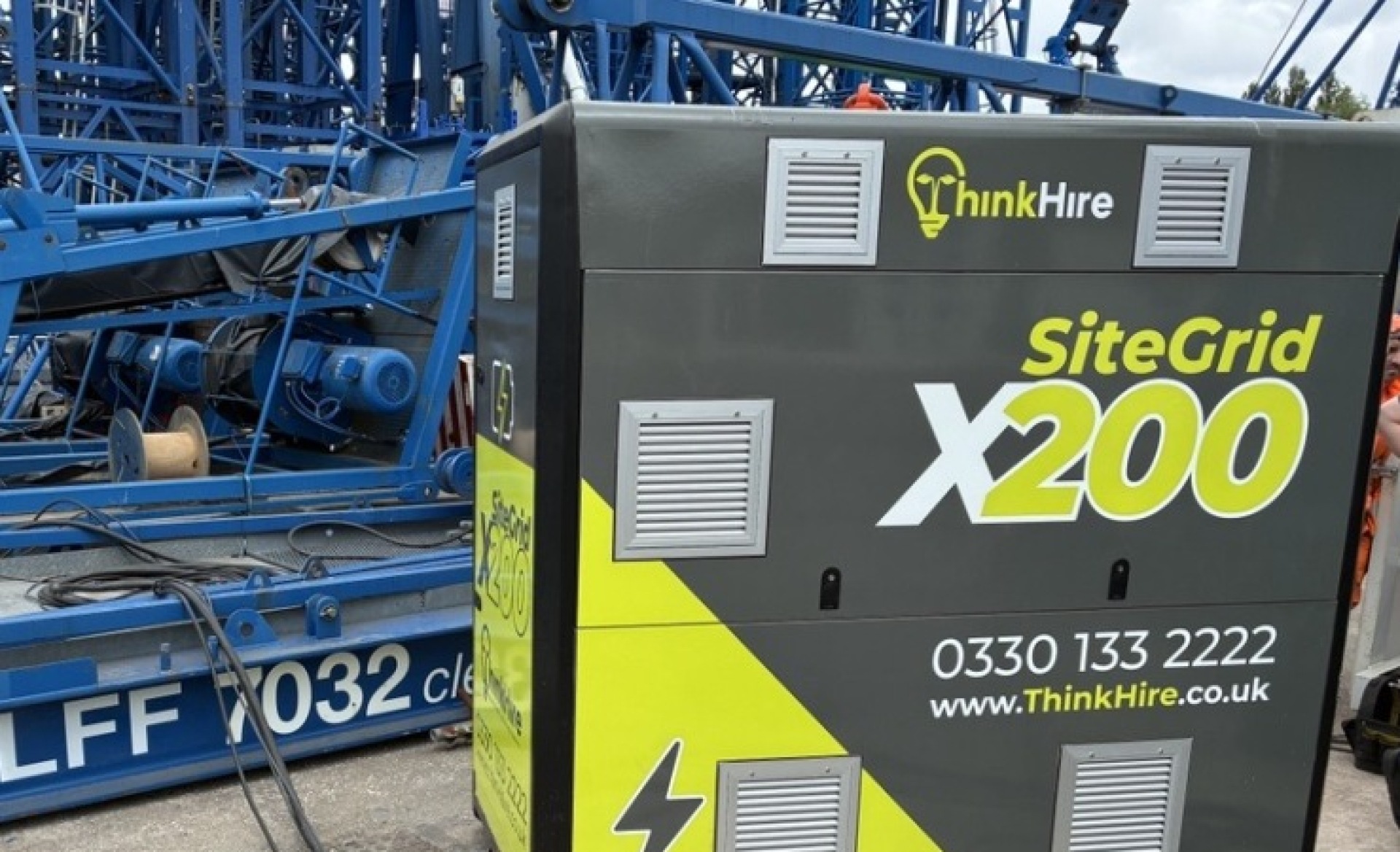 BESS for Tower Cranes with Grid, Diesel or Hybrid Generators