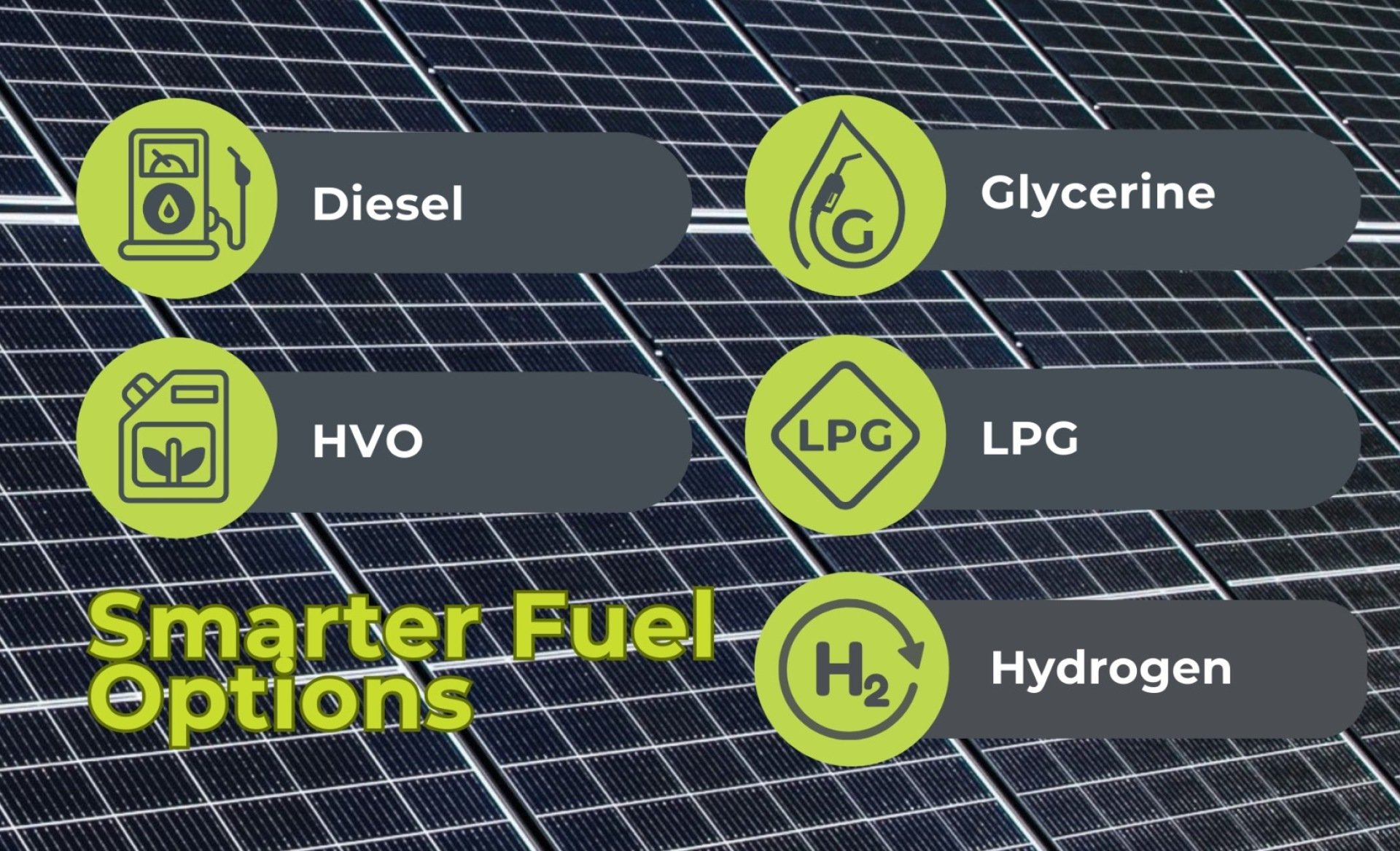 Smarter Fuel Options for Solar Hybrid Generators