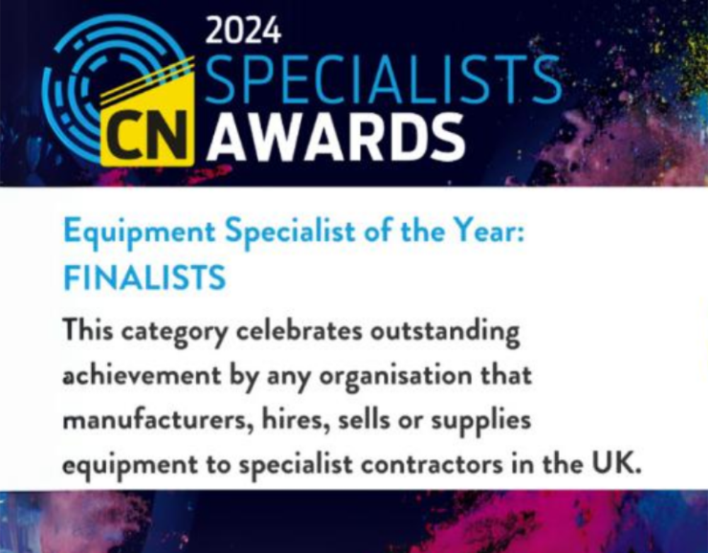 Think Hire has been shortlisted as Equipment Specialist of the Year at the Construction News Specialists Awards