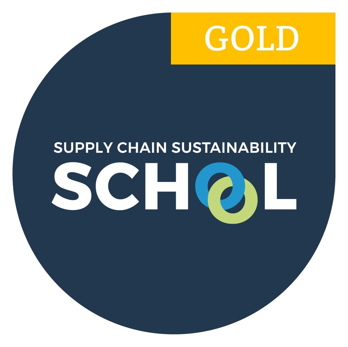 Supply Chain School Gold Logo