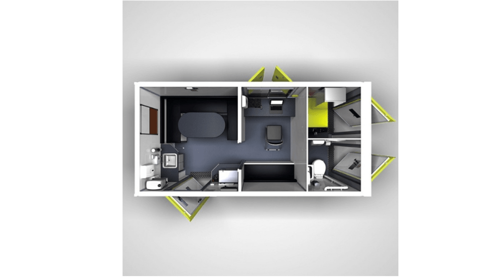 Eco Seven Person Canteen and Office